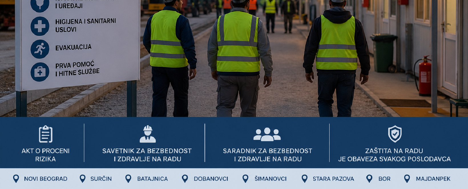 AB INTEGRAL SAFETY DOO | Bezbednost na radu posle radnog vremena – zaposleni smešteni u sklopu fabričkih kompleksa i kampova na gradilištima